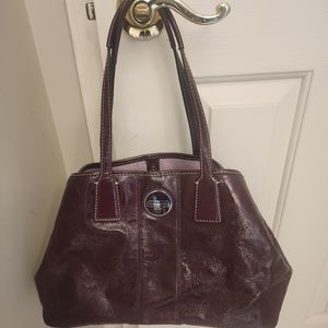 Authentic Coach Shoulder Bag with C embroidery